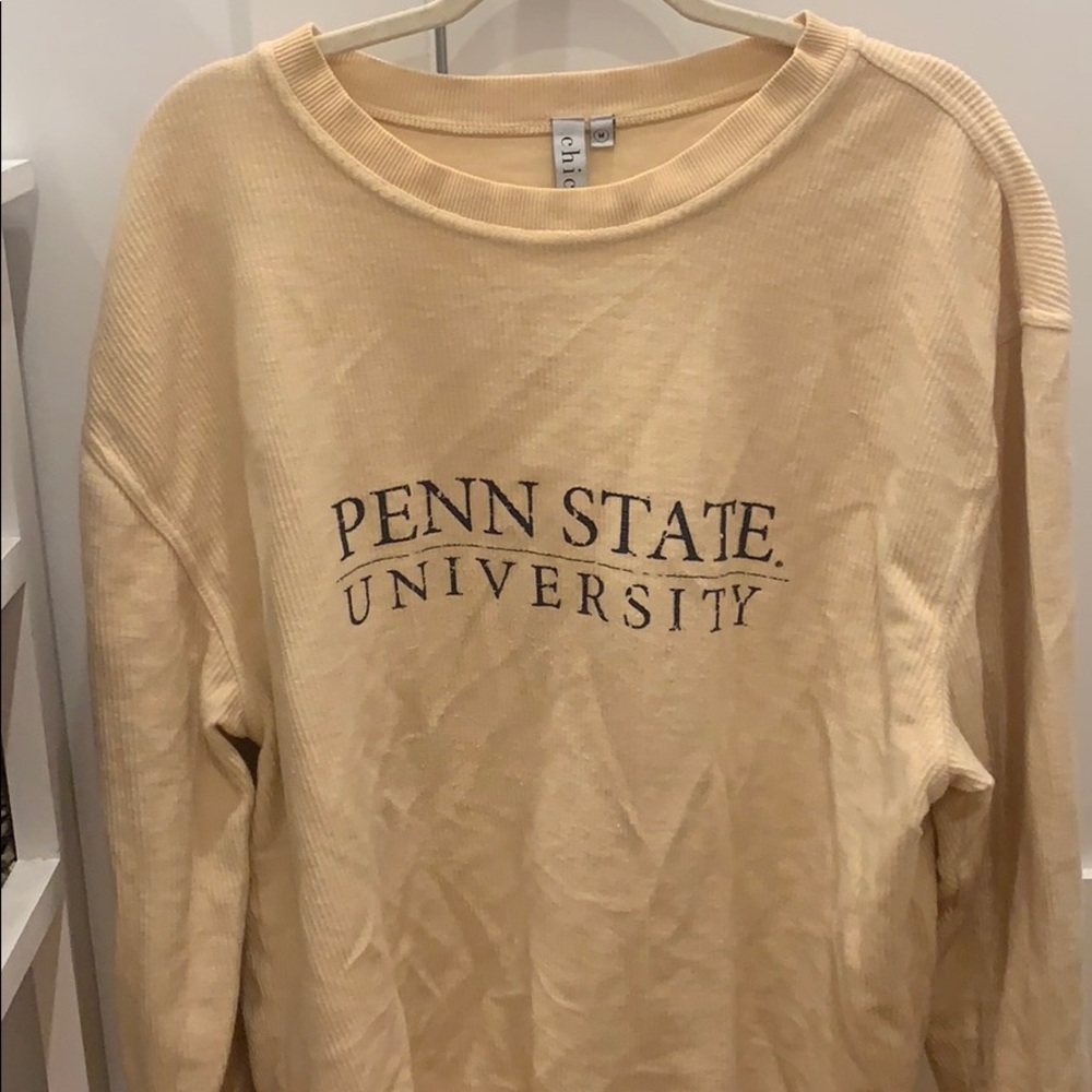 Corduroy Cream Penn State Sweatshirt